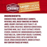 (4 pack) Campbell's Chunky Soup, Ready to Serve Savory Chicken with White and Wild Rice Soup, 18.8 oz Can