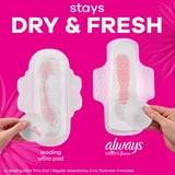 Always Radiant with FlexFoam Pads, Size 3, Extra Heavy, Wings, 22 Count