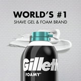 (3 pack) Gillette Foamy Sensitive Shave Foam For Men, Sensitive Skin, 11 oz