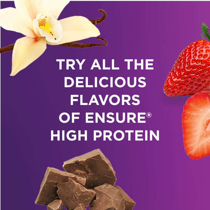 Ensure High Protein Nutrition Shake, Strawberry, 8 fl oz, 6 Count