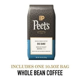 Peet's Coffee Big Bang Premium Medium Roast Whole Bean Coffee, Arabica, 10.5 oz