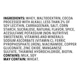 Nestle Nesquik No Sugar Added Chocolate Instant Stir In Powder Mix, 16 oz Canister, 41 Servings