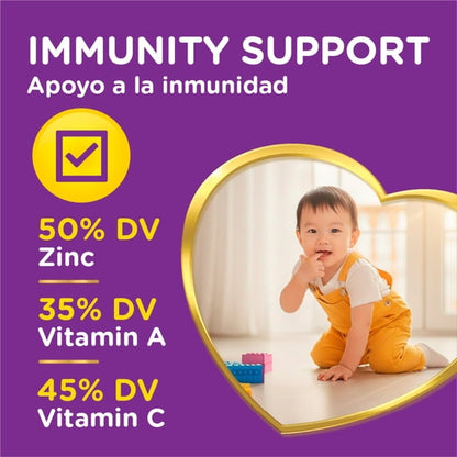 NIDO Kinder 1+ Powder Beverage Mix, Immunity Toddler Milk with Vitamins A, C, D, Iron to Support Growth, 28.2 oz Canister