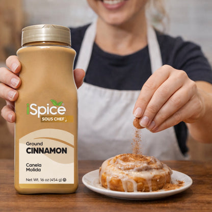 iSpice | Cinnamon Ground | 16 oz | Bulk Size | Rich Aroma