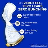 Always Infinity FlexFoam Pads, Size 4, Overnight, Wings, Unscented, 26 Count
