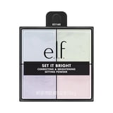 e.l.f. Set It Bright Correcting & Brightening Setting Powder Quad, Light, 0.37 oz