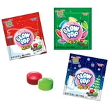 Charms, Blow Pop Mini, Christmas 2 oz Pouch, Peanut Free, Gluten Free. Milk & Soy may be present.