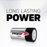 Energizer MAX D Batteries (6 Pack), D Cell Alkaline Batteries