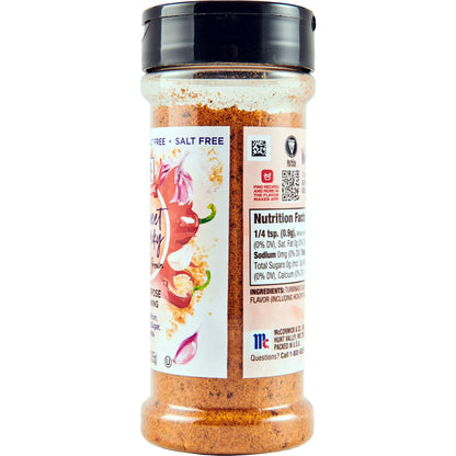 McCormick Salt Free Like Sweet Like Smoky by Tabitha Brown All Purpose Seasoning, 5.5 oz Bottle