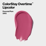Revlon ColorStay Overtime Longwearing Gloss Lipstick with Vitamin E, 260 Perennial Plum, 0.07 fl oz