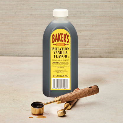 Baker's Kosher Imitation Vanilla Flavor, 8.0 fl oz Bottle