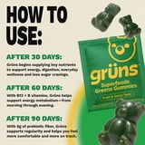 Gruns Adult Organic Superfood Greens Multivitamin Gummies, 25 ct.
