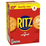 (3 pack) RITZ Original Crackers, Snacks for Kids and Adults, Lunch Snacks, Family Size, 20.5 oz
