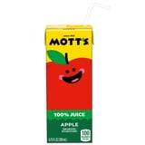 (2 pack) Mott's 100% Apple Juice, 6.75 fl oz, 8 Count Boxes