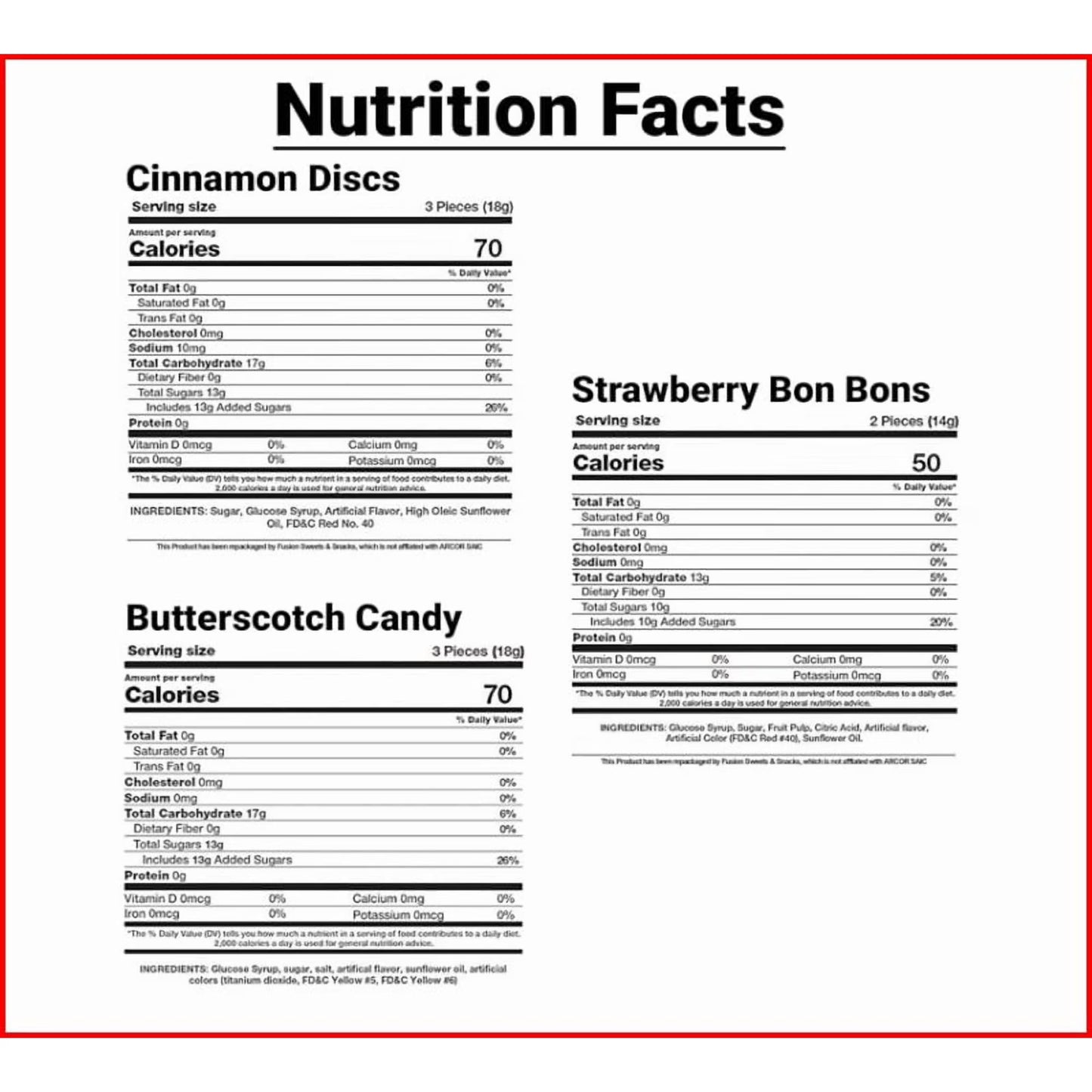 Hard Candy Assortment, Old Fashioned Mix - Butterscotch, Strawberry Filled Bon Bons, Cinnamon Discs - 1 Pound Bulk Hard Candy Individually Wrapped - Assorted Holiday Candy