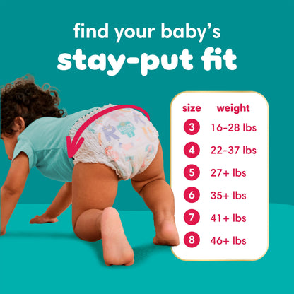 Pampers Cruisers 360 Baby Diapers Size 3, 132 Count (Select for More Options)