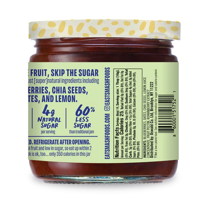 Smash Blueberry Superfood Fruit Spread 8oz