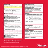 Tylenol Extra Strength Caplets, Fast, Strong Pain Relief, Acetaminophen 500 mg, 100 Count