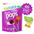 YumEarth Organic Lollipops, Vitamin C, Assorted Flavors, 8.5 oz, 40 Ct