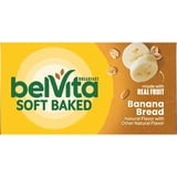 (3 pack) belVita Soft Baked Breakfast Bars, Banana Bread, 5 Packs (1 Biscuit Per Pack)
