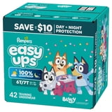 Pampers Easy Ups Bluey Potty Training Pants Size 6T7T, 42 Count (Select for More Options)