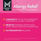 Member’s Mark Allergy Relief Tablets, 25 mg Diphenhydramine HCL, 600 ct.
