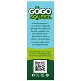 GoGo squeeZ No Sugar Added Apple Applesauce & Fruit Puree Pouches, 3.2 oz (4 Pack)