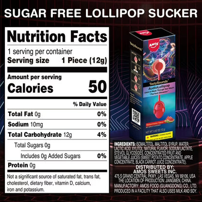 AMOS Music Lollipop Suckers Lollipop Fat Free Singing Lollipop, Creative Gift Party