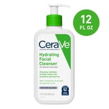 CeraVe Hydrating Facial Cleanser for Normal to Dry Skin, Daily Face Wash for Dryness, 12 fl oz