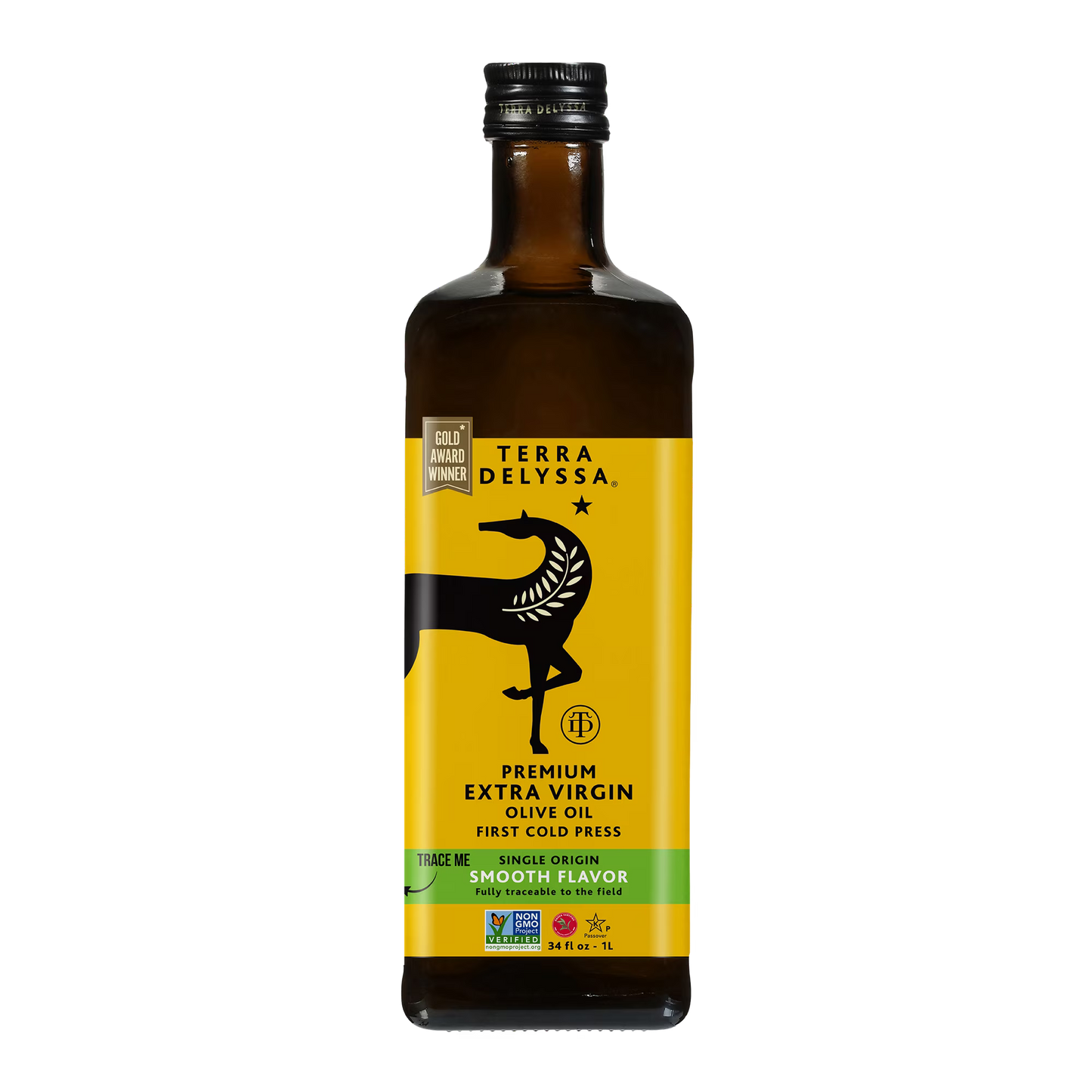 Terra Delyssa Extra Virgin Olive Oil, 34 fl. Oz Pack of 2