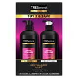 Tresemme Shampoo and Conditioner for Women Amplified Volume Twin Pack, 28 Fl oz Bottle with Pump
