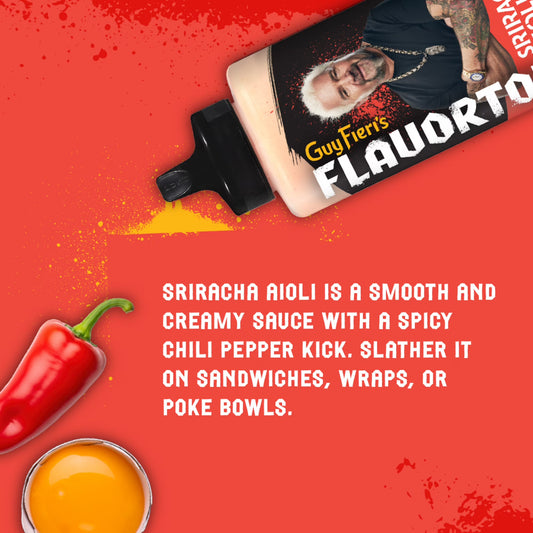 Flavortown Sriracha Aioli Sauce 12 oz