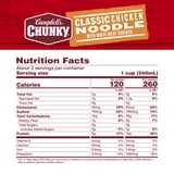 (4 pack) Campbell's Chunky Classic Chicken Noodle Soup, 18.6 oz Can