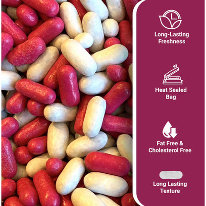Good And Plenty Candy, 2 Pound Bulk Bag, Fat Free Treat, Pink & White Nostalgic Licorice Candy - Gumball Machine Refills, Licorice Flavored Candies
