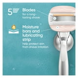 Venus Moistureglide Women's Razor Blades, 4 Refill Pack