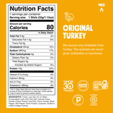 Chomps Original Turkey Sticks 1.15oz - 8 Count Pouch