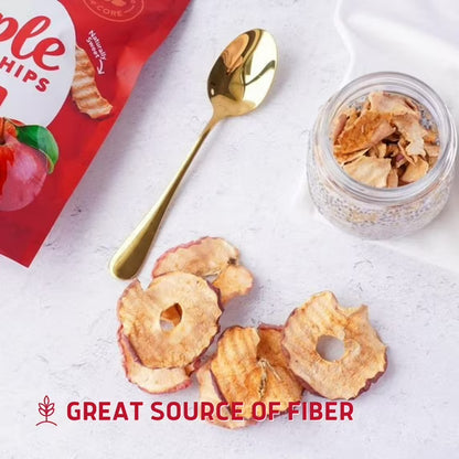 GourmetNut Simple Slices Baked Apple Chips (Red Apple, 0.75 Ounce (Pack of 8 Bag)) HB5