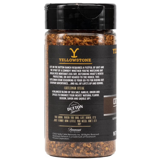 Yellowstone Cattleman Steak Rub, 5.4oz (Mixed Spices & Seasonings)