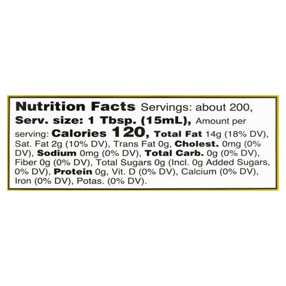 Great Value Extra Virgin Olive Oil, 101 fl oz