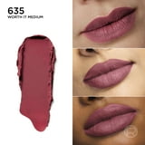 L'Oreal Paris Colour Riche Blurred Matte Lipstick , Worth It Medium 635, 0.13 oz