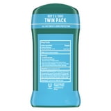 Degree Men Original Antiperspirant Deodorant for Men Cool Rush Twin Pack, 2.7oz
