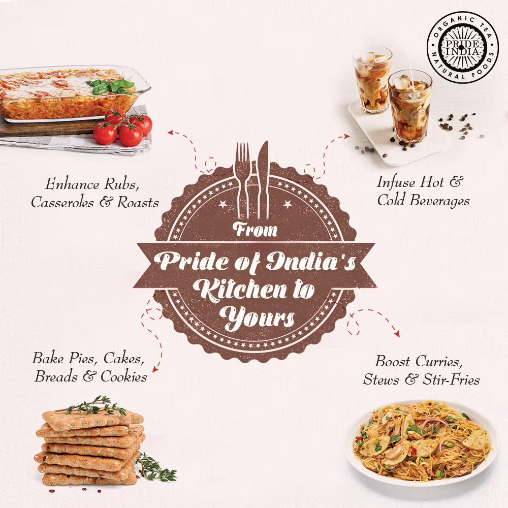 Pride of India – Natural Cinnamon Ground – Pure & Fresh – Gourmet Spice – Perfect for sweet & savory dishes – Easy to Use – Good for Restaurant Use - 7 oz. Medium Dual Sifter Bottle