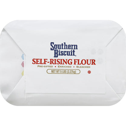 (4 pack) Southern Biscuit Self-Rising Flour, 100% Soft Wheat, 80 oz Bag