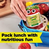 Mott's No Sugar Added Applesauce, 3.2 oz clear pouches, 20 pack