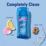 Secret Outlast Antiperspirant Deodorant for Women, Invisible Solid, Completly Clean, 2.6 oz