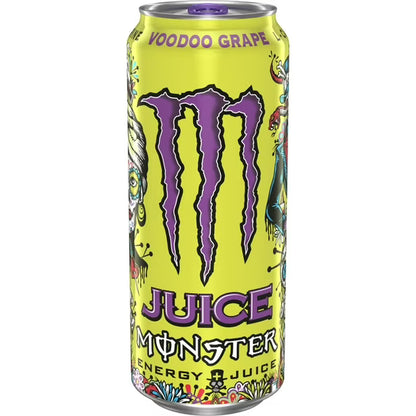 Juice Monster, Voodoo Grape, Juice + Energy Drink, 16 fl oz, 4 Pack