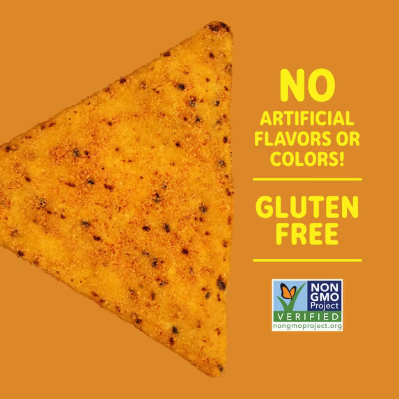 Good Eat'n Nacho Cheeze Tortilla Chips, Non-GMO Corn Snack, Gluten-Free, Vegan, 6oz