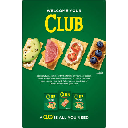 (2 pack) Club Snack Stacks Original Crackers, Lunch Snacks, 6 Count