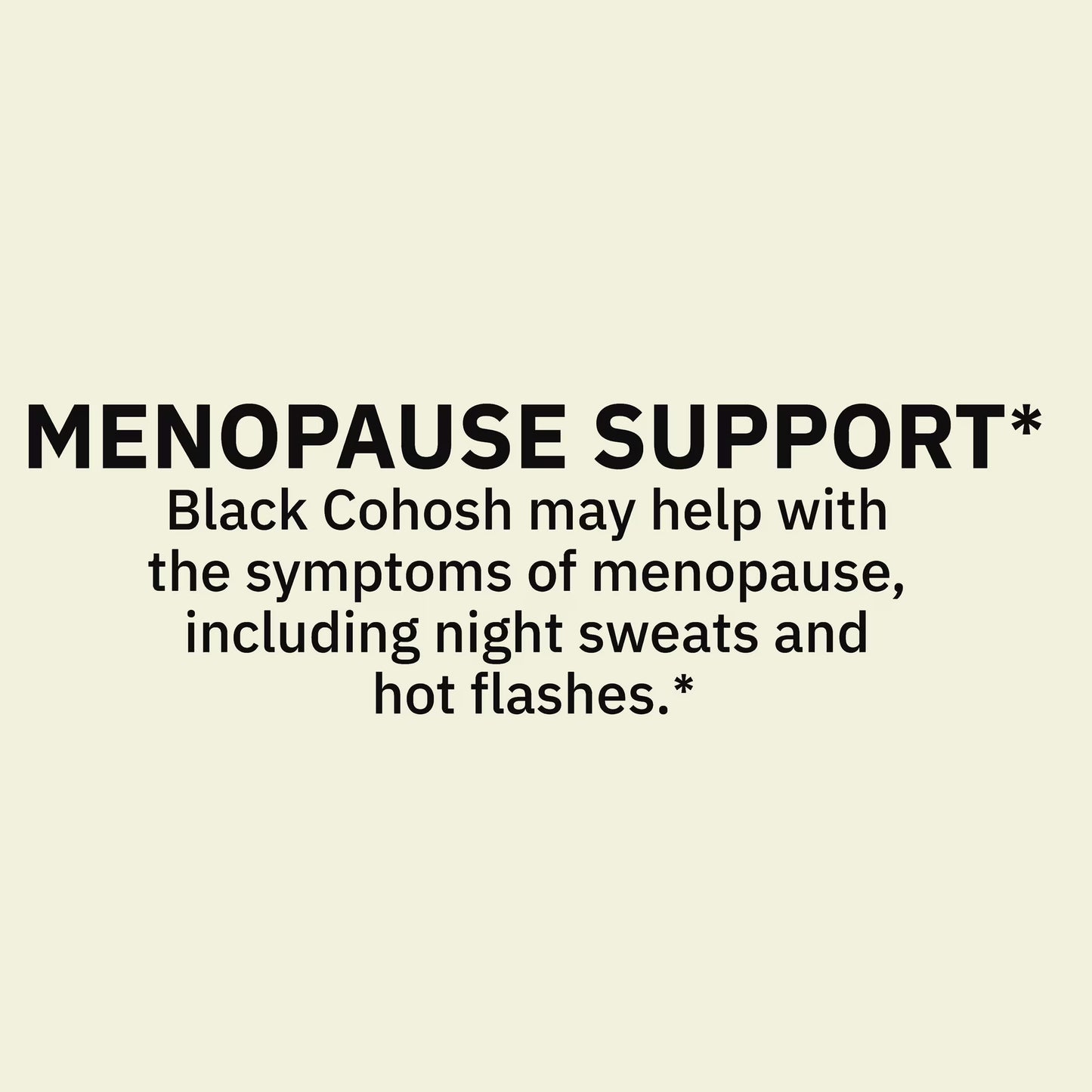 Spring Valley Black Cohosh Menopause Support Dietary Supplement Tablets, 40 mg, 100 Count