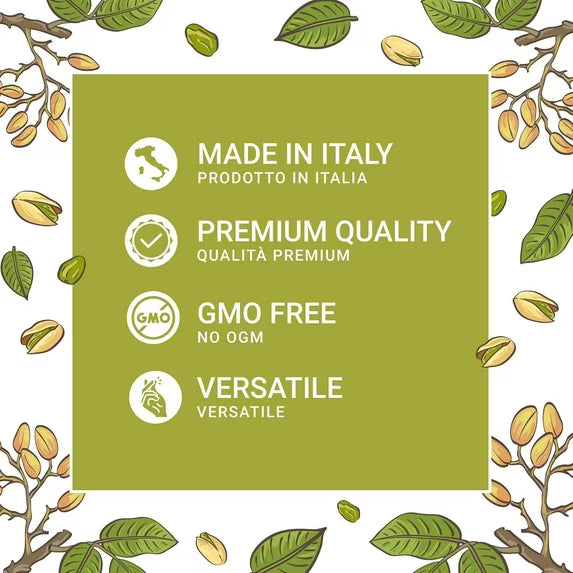 EATALIAN by AMZ BETTER Pistachio Cream, 7oz/200 gr, Spreadable Pistachio Paste, Sweet and Unique Taste, Ideal on Bread, for Cakes, Dessert, Ice Cream, Excellent for Dubai Chocolate, Made in Italy
